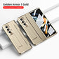 Sammenleggbar elektroplated-linsebeskytter mobildeksel til Samsung Zfold3/Zfold4