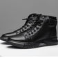 High Top-støvler i skinn av høy kvalitet for menn - komfortable og pustende💥Kjøp 2 og få gratis frakt