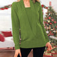 2023 NYE ensfarget genser for kvinner, beskårne strikkegensere