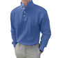 Høstsalg - 49% rabatt ✨ Enkle basic poloskjorter for menn med stativkrage og lange ermer